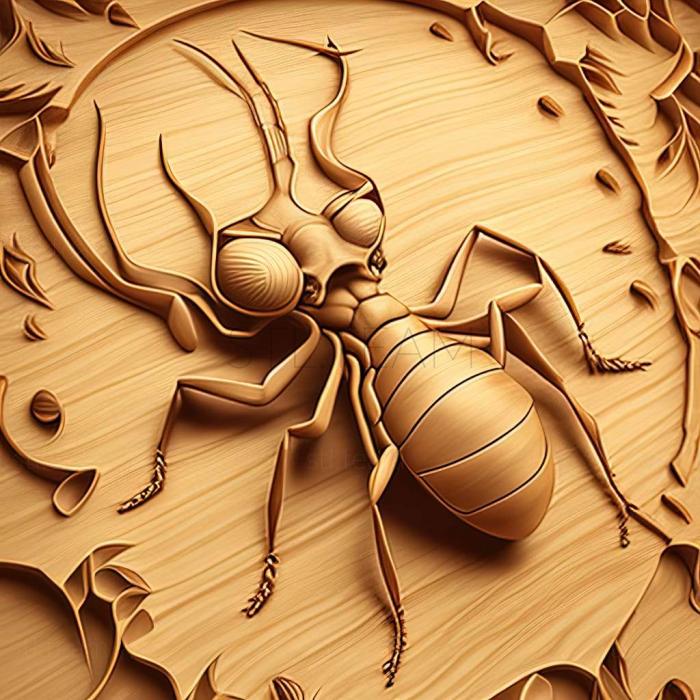 3D модель Pheidole nana (STL)